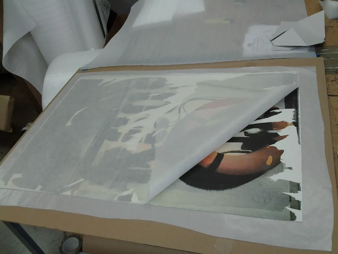 Packing Unframed Art - art shipping at Goodman Packing and Shipping