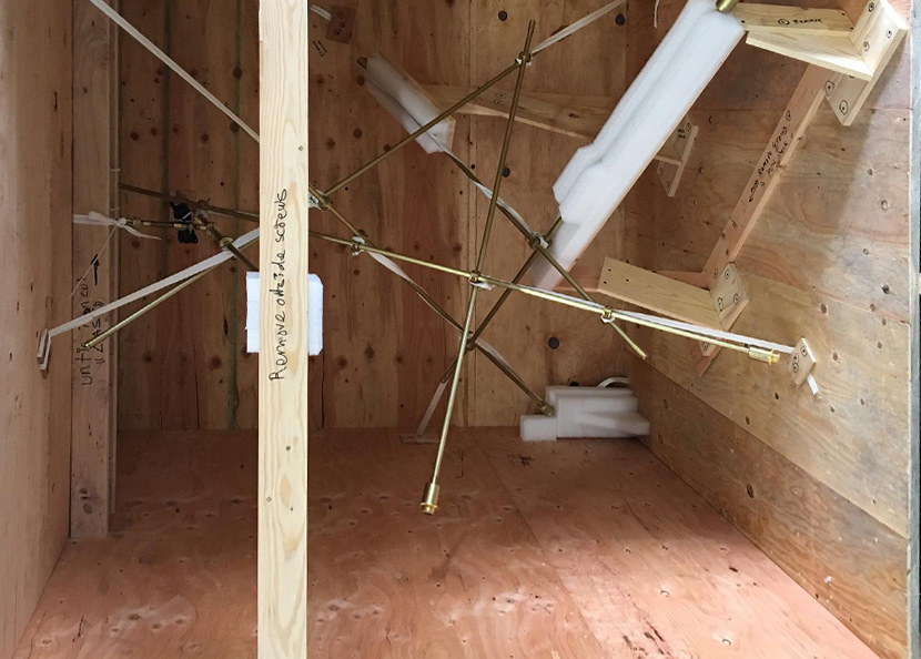 Crating a Modern Chandelier